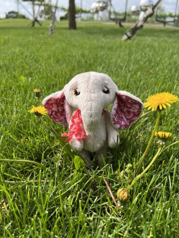 Мамонтенок Уши сердечко